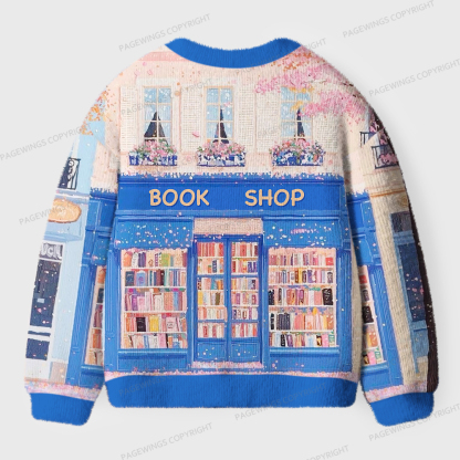 Pagewings Bookshop Unisex Ugly Cardigan Sweaters