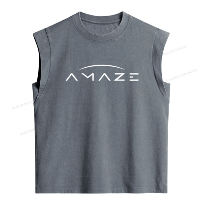 Pagewings Amaze Women's Washed Tank Top