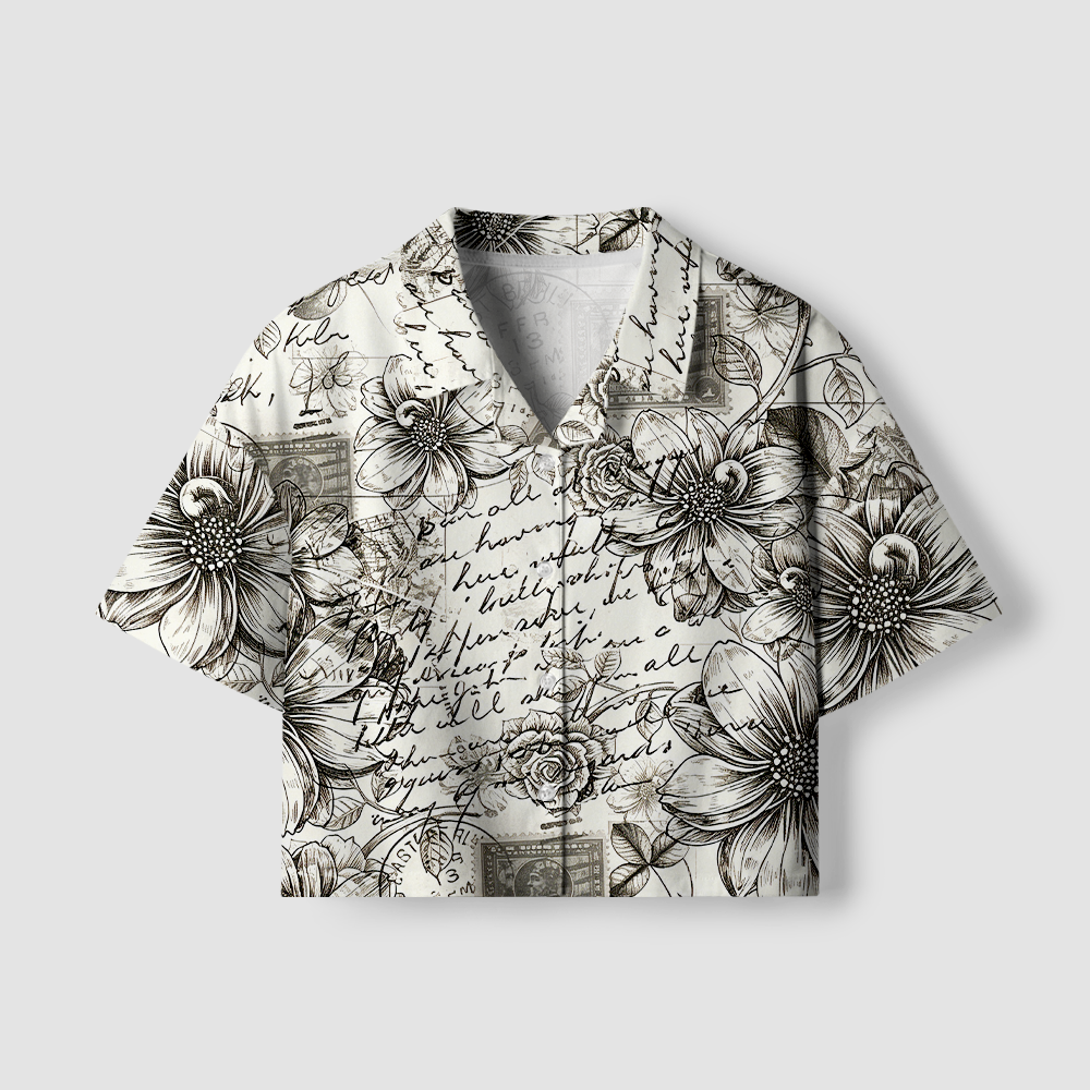 Pagewings Book Lover Women's Camp Shirt