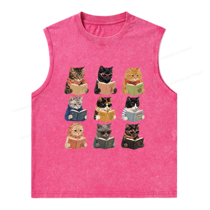 Pagewings I Literally Wrote A Book To Warn Unisex Washed Tank Top