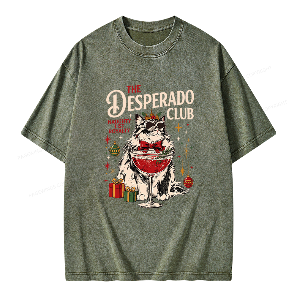Pagewings The Desperado Club Unisex Washed T-shirt