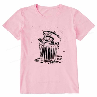 Pagewings Trash Reader Raccoon - Book Quote Unisex Classic T-shirt