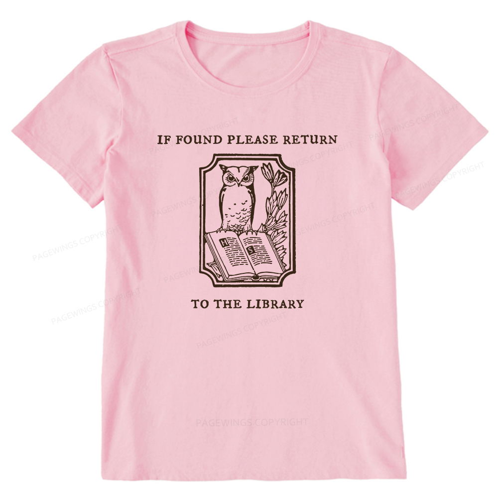 Pagewings Librarian Gift Owl Book Shirt Unisex Classic T-shirt