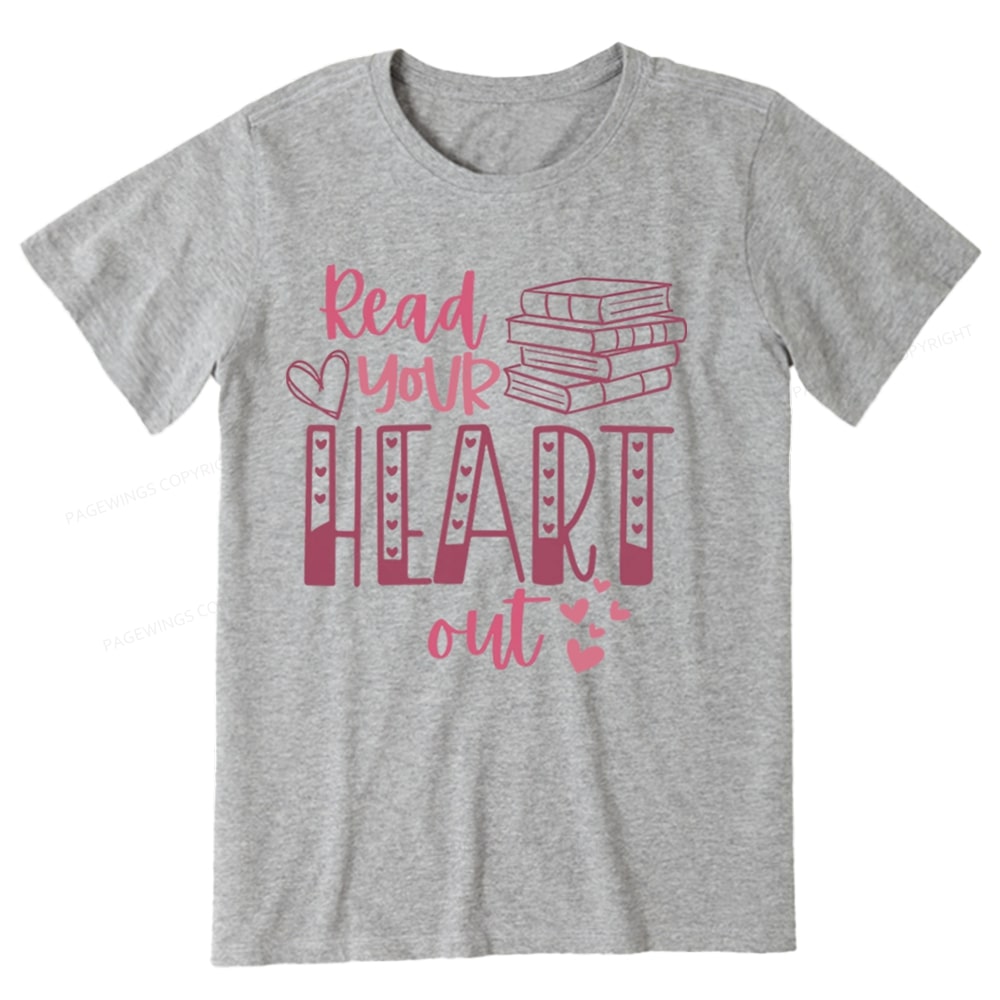 Pagewings Valentine Sweatshirt Read Your Heart Unisex Classic T-shirt