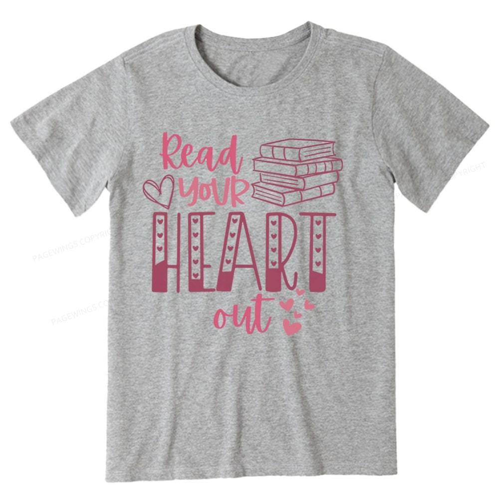 Pagewings Valentine Sweatshirt Read Your Heart Unisex Classic T-shirt
