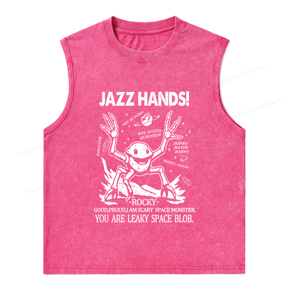 Pagewings You Sleep I Watch Unisex Washed Tank Top