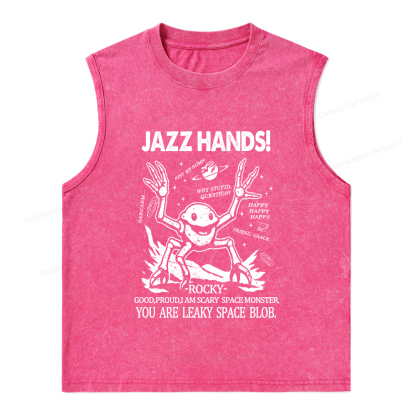 Pagewings You Sleep I Watch Unisex Washed Tank Top