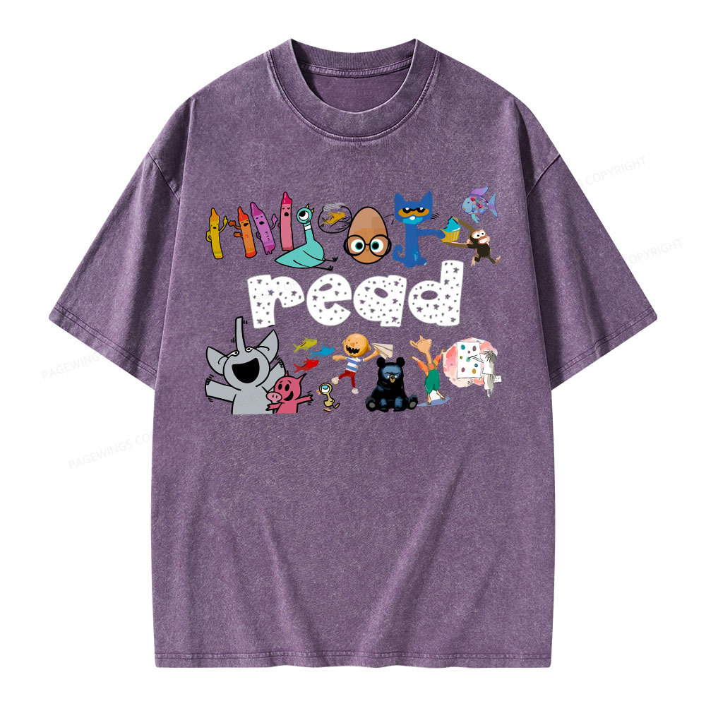 Pagewings Teacher Life Shirt, Teacher Shirt Unisex Washed T-shirt