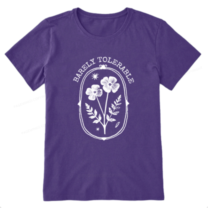 Pagewings Barely Tolerable Unisex Classic T-shirt
