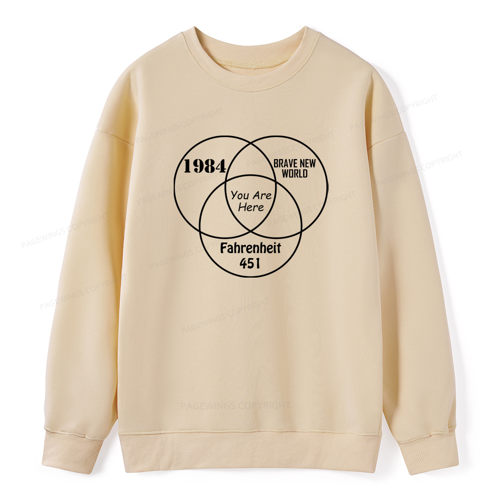 Pagewings I'm With The Banned Unisex Classic Sweatshirt