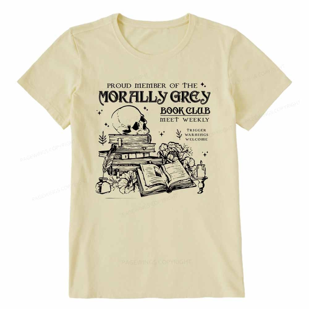 Pagewings Morally Grey Book Club Unisex Classic T-shirt