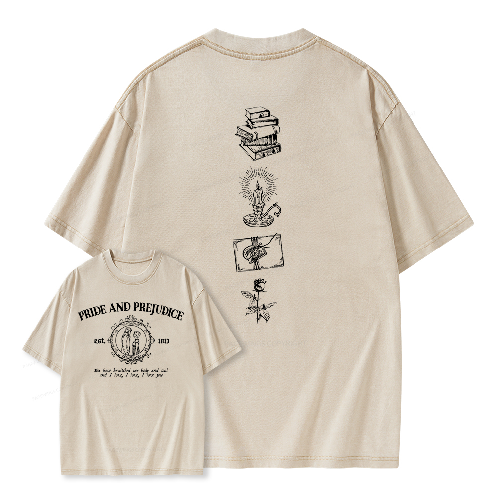 Pagewings You Have Bewitched Me Body And Soul Unisex Washed T-shirt