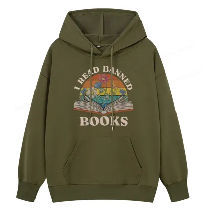 Pagewings I Read Banned Books Unisex Classic Hoodie