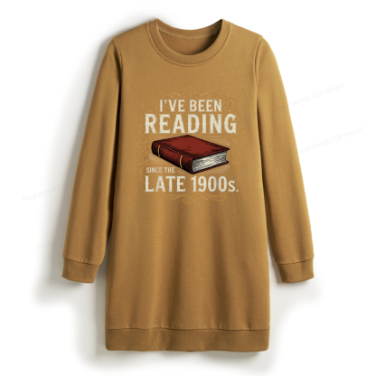 Pagewings Reading Since the Late 1900s Sweatshirt Dress