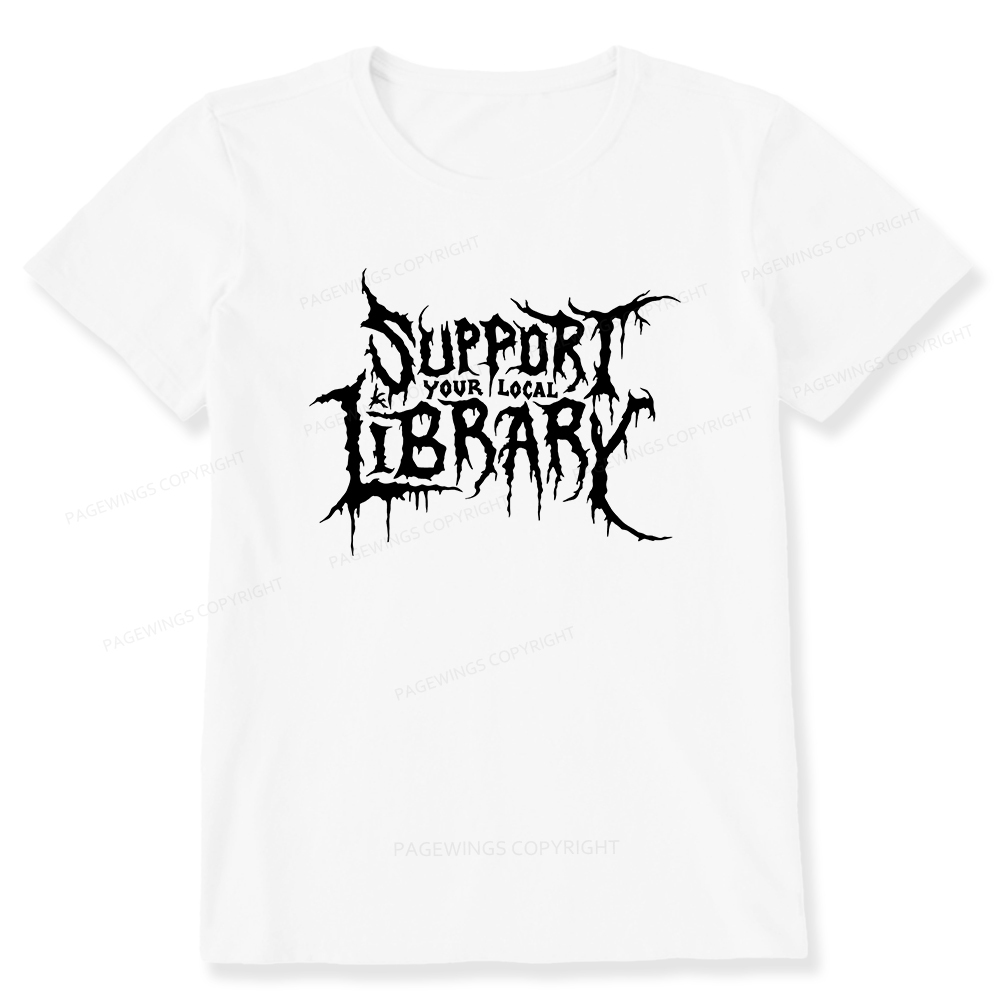 Pagewings Support Your Local Library Unisex Classic T-shirt