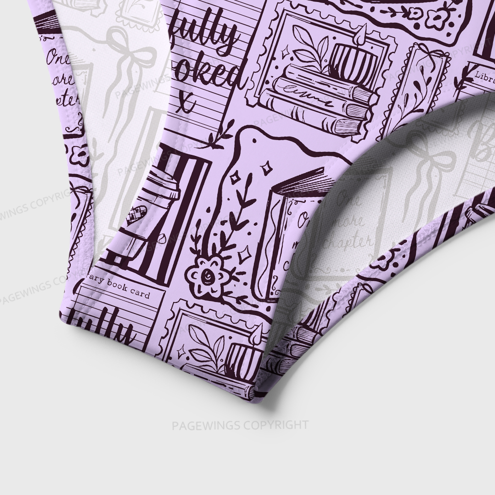 Pagewings Fully Booked One-Piece Swimsuit 