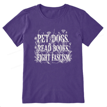 Pagewings Anti Fascism Book Lover Unisex Classic T-shirt