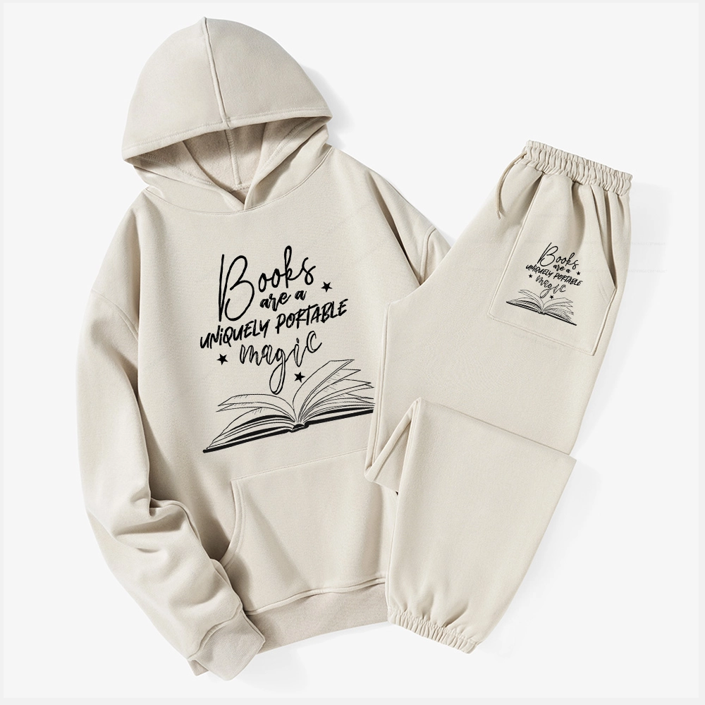 Pagewings Books Are A Uniquely Portable Magic Unisex Fleece Hoodie Set