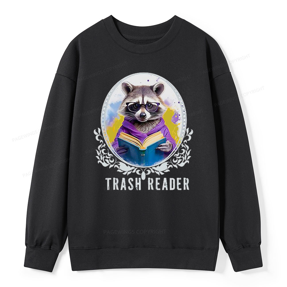 Pagewings Trash Reader Unisex Classic Sweatshirt