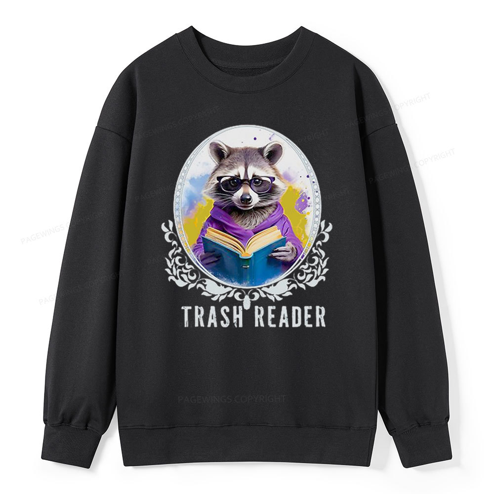 Pagewings Trash Reader Unisex Classic Sweatshirt