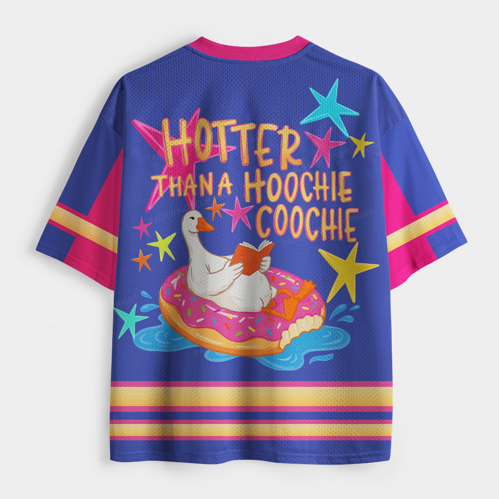 Pagewings Hotter Than A Hoochie Coochie Unisex Mesh Jersey
