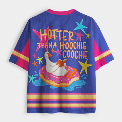 Pagewings Hotter Than A Hoochie Coochie Unisex Mesh Jersey