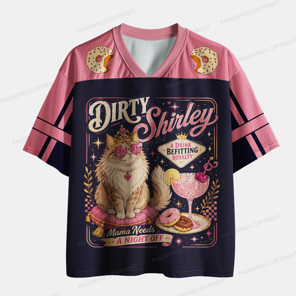 Pagewings Dirty Shirley Unisex Mesh Jersey