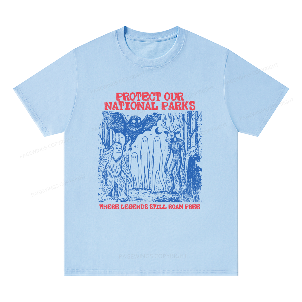 Pagewings Protect Our Parks Vintage Camping Unisex Classic T-shirt
