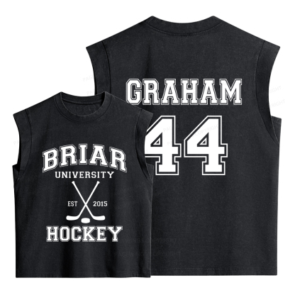 Pagewings Hockey Romance  Women's Washed Tank Top