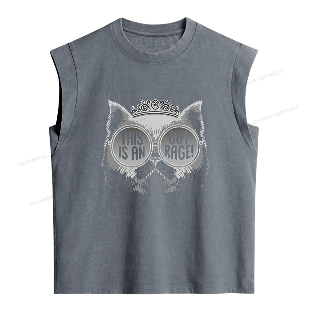 Pagewings Sci Fi Book Lover  Women's Washed Tank Top