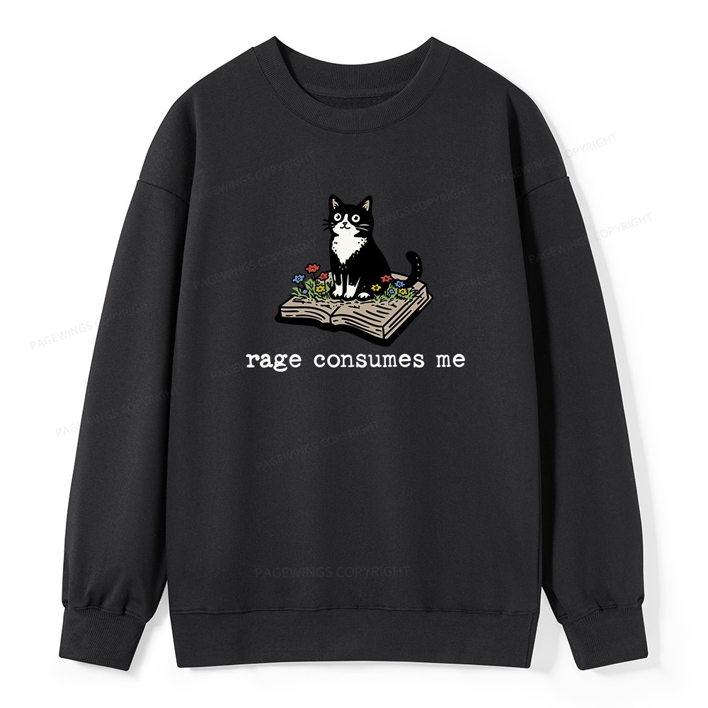 Pagewings Rage Consumes Me Unisex Classic Sweatshirt