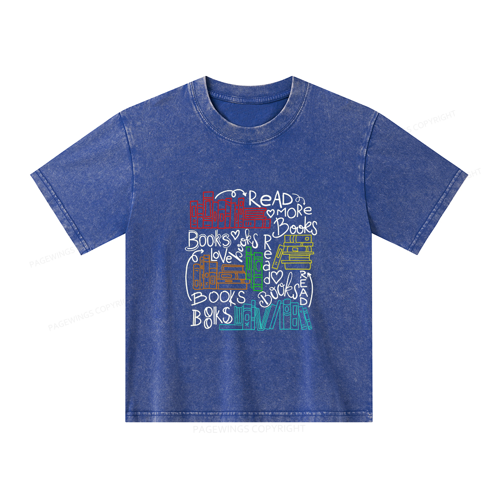 Pagewings Reading Week Shirt For Teachers & Read America Unisex Kids Washed T-shirt