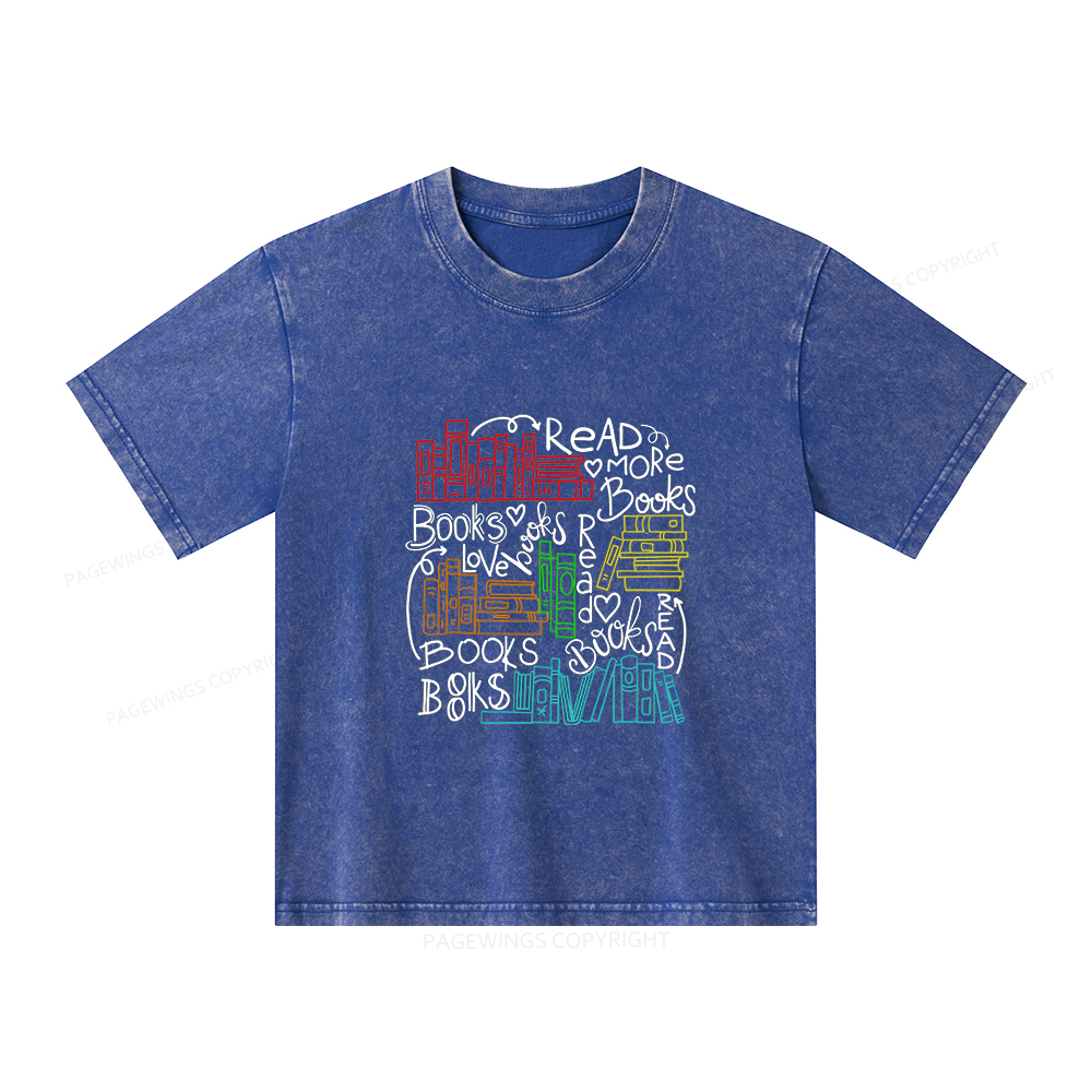 Pagewings Reading Week Shirt For Teachers & Read America Unisex Kids Washed T-shirt