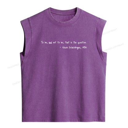Pagewing That Is The Question Women's Washed Tank Top