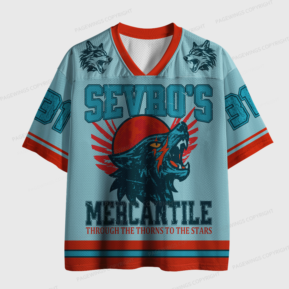 Pagewings Through The Thorns To The Star Unisex Mesh Jersey