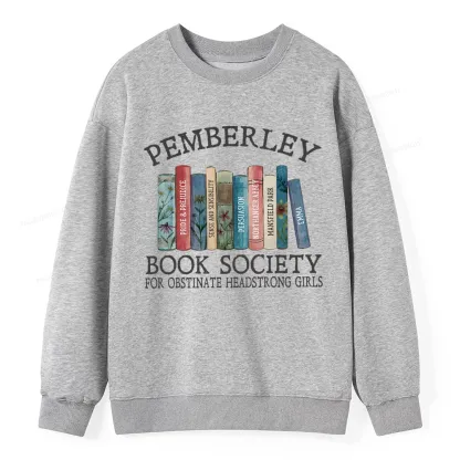 Pagewings Pemberley Book Society Unisex Classic Sweatshirt