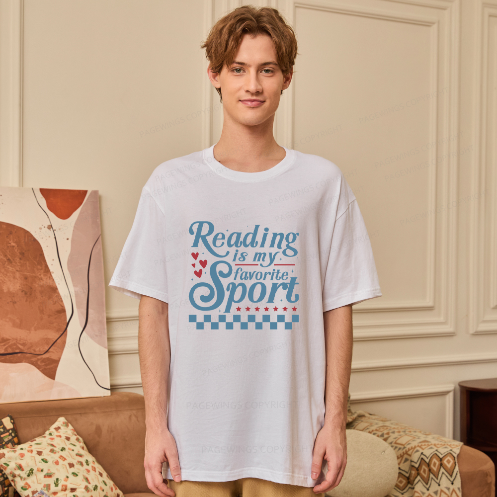 Pagewings Reading Is My Favorite Sport Unisex Classic T-shirt