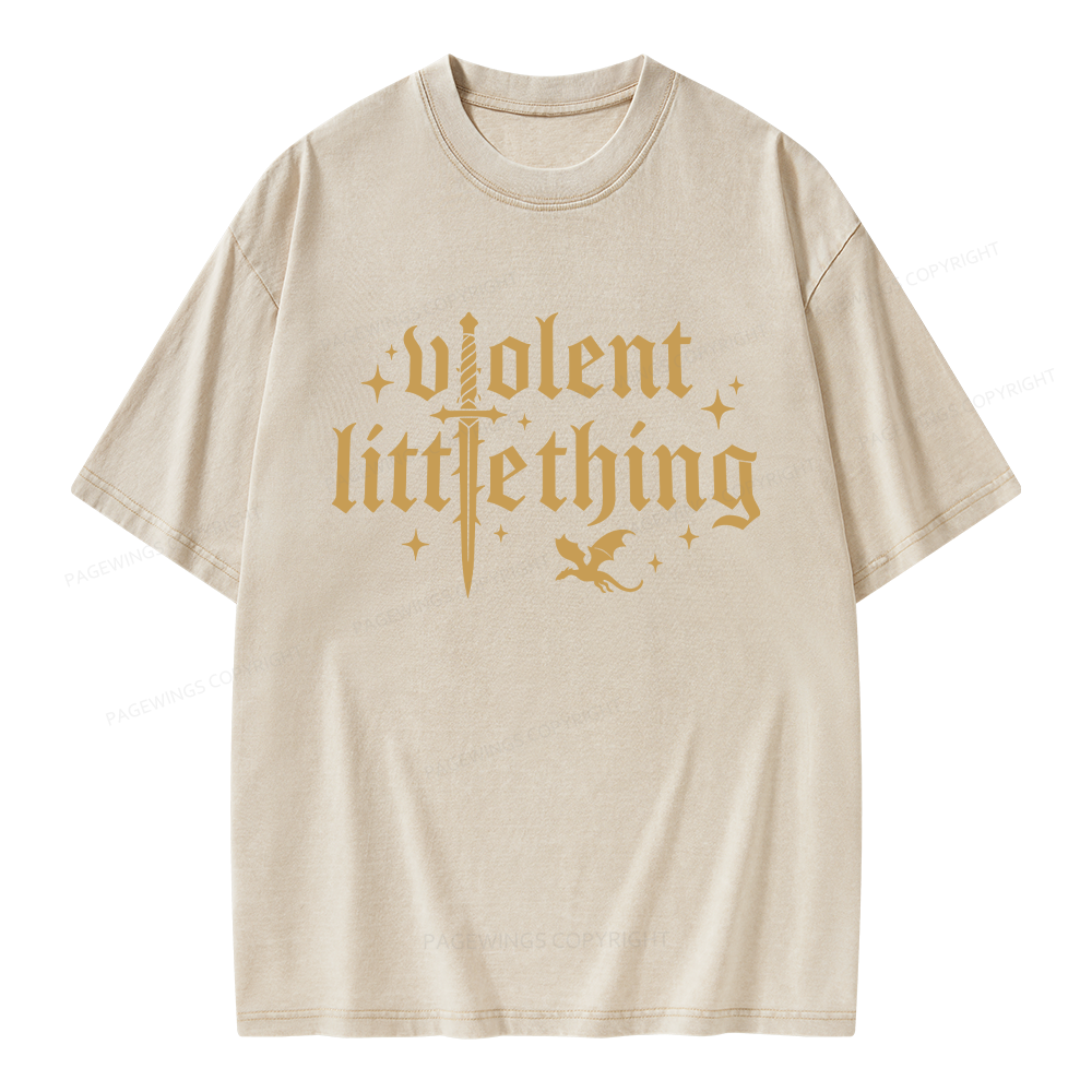Pagewings Fantasy Reader Unisex Washed T-shirt