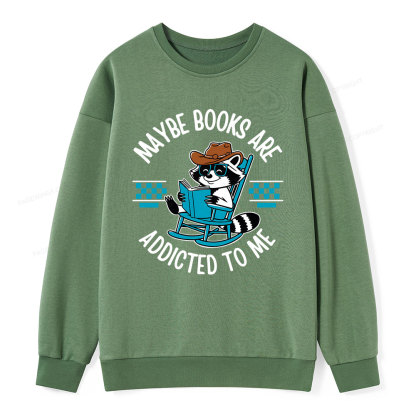 Pagewing Books Are Addicted To Me Unisex Classic Sweatshirt