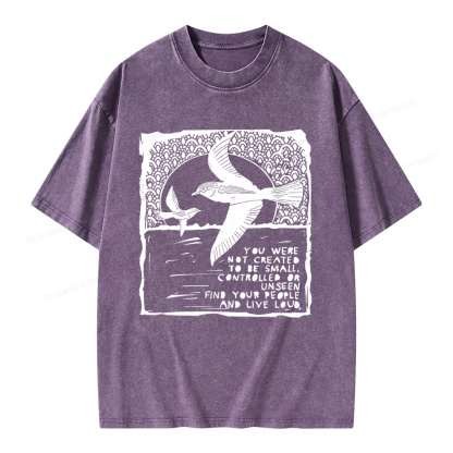 Pagewings I Support Are Public Libraries Unisex Washed T-shirt