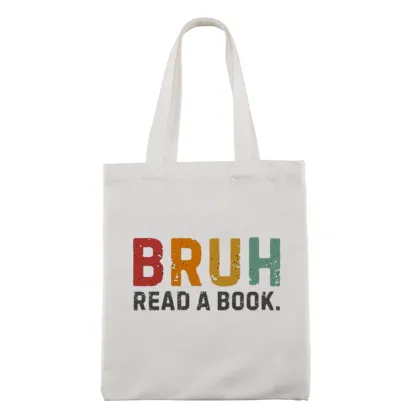 Pagewings Read A Book Bruh Tote Bag
