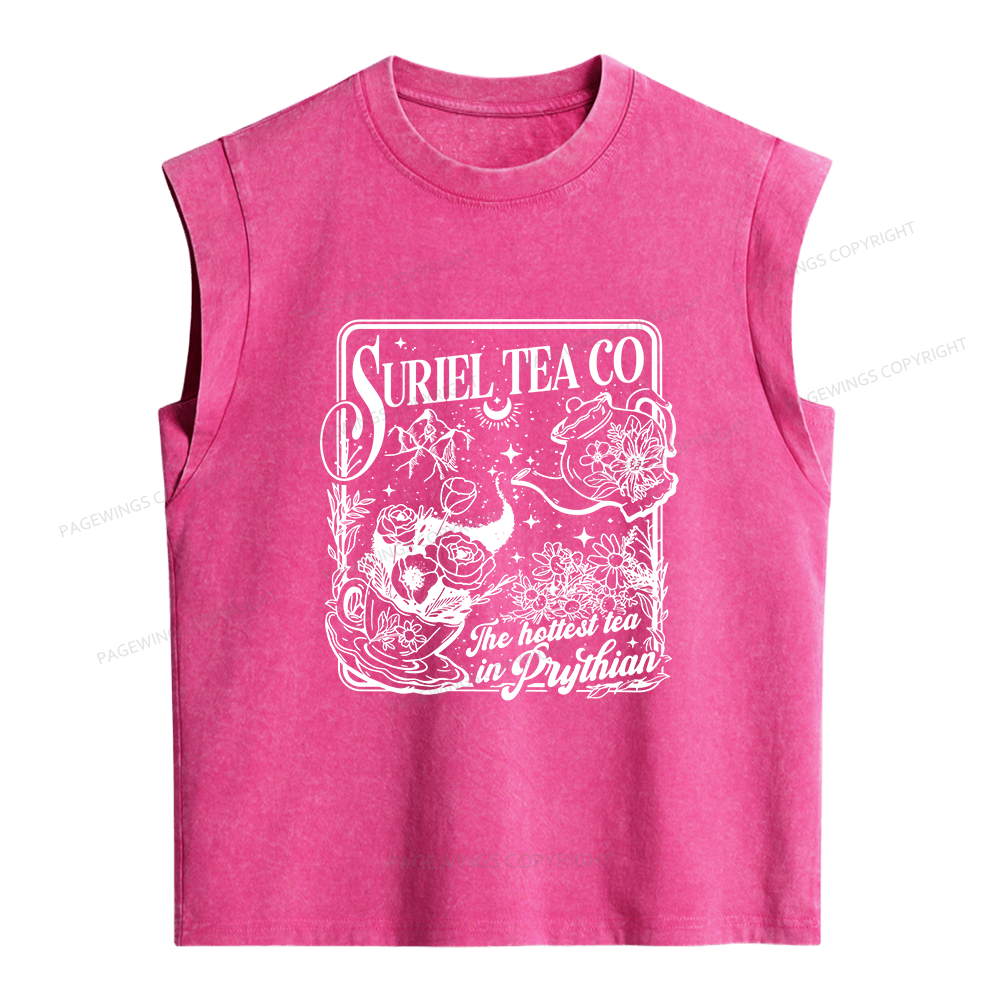 Pagewings Fantasy Reader Women's Washed Tank Top