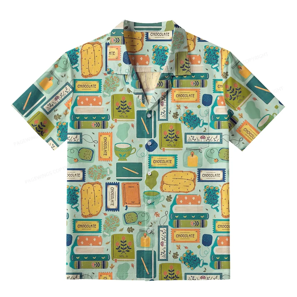 Pagewings Chocolate Unisex Hawaiian Shirt
