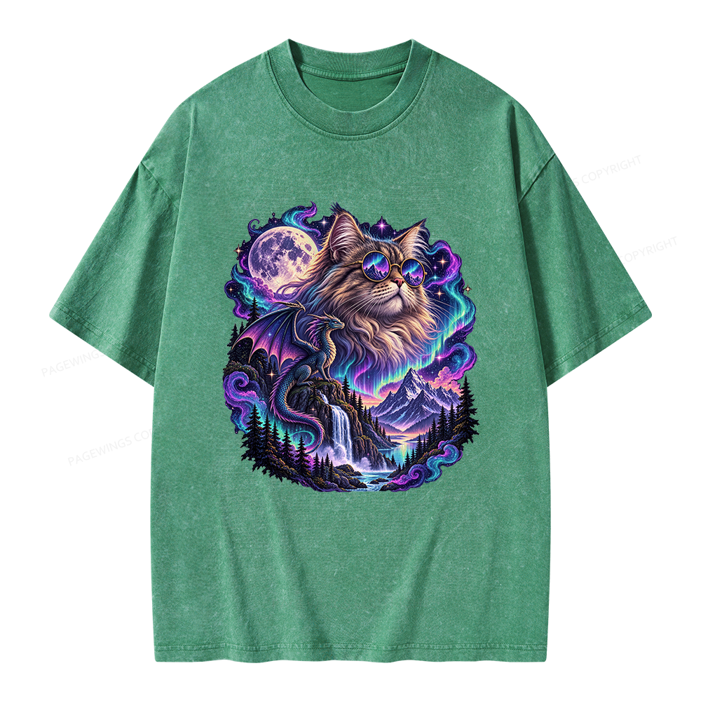 Pagewings Sci Fi Bookish Unisex Washed T-shirt