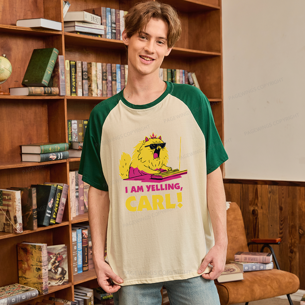 Pagewings Sci Fi Books Lover Raglan T-shirt