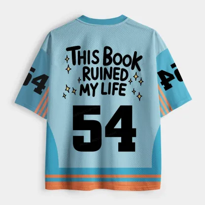 Pagewings This Book Ruined My Life Unisex Mesh Jersey