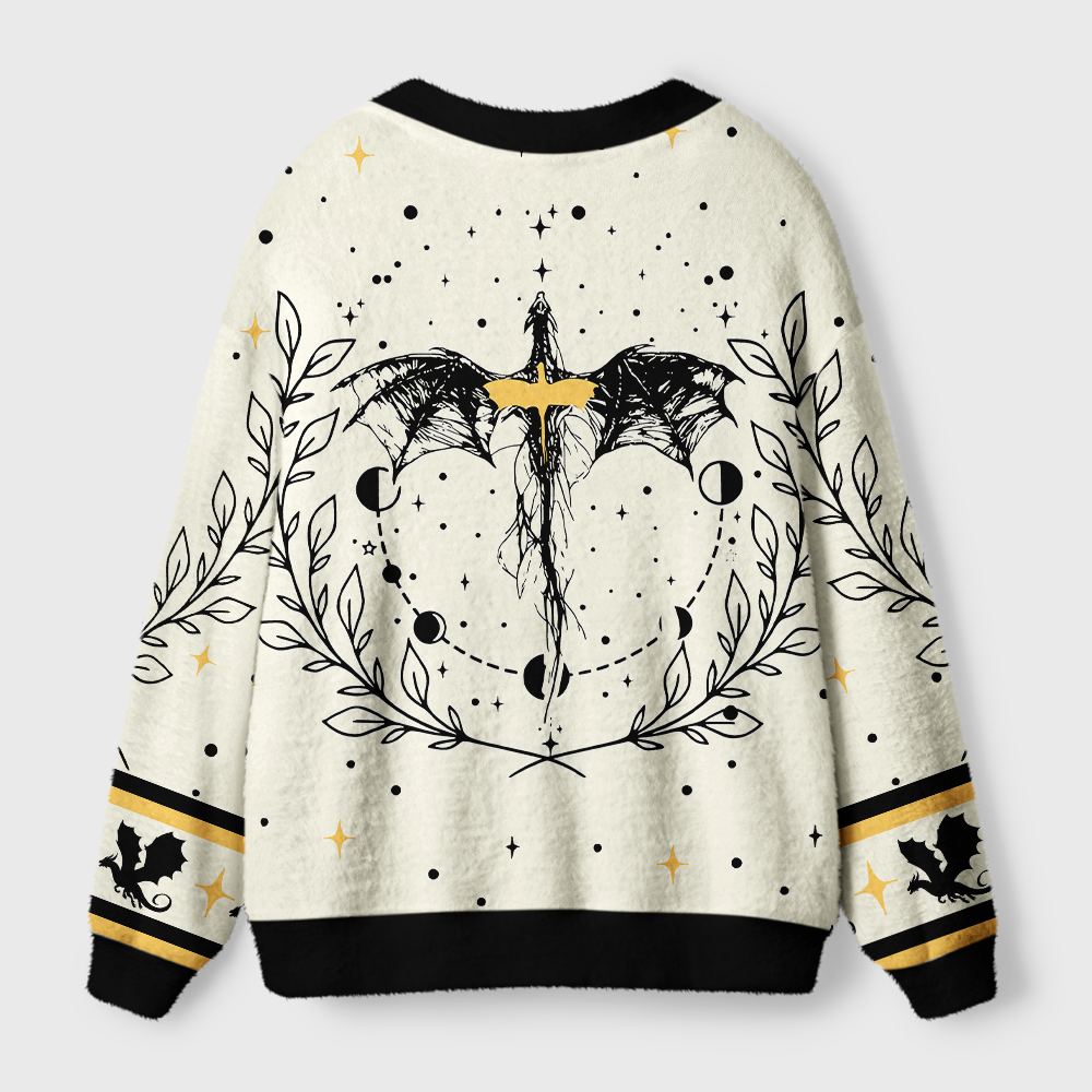 Pagewings Fantasy Bookish Light Knit Unisex Cardigan Sweaters