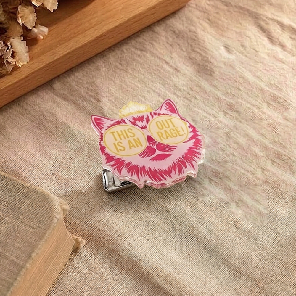 Pagewings Sci fi Lover Acrylic Hair Clip