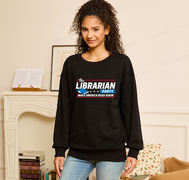 Pagewings The Librarian Party Unisex Classic Sweatshirt