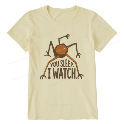 Pagewings You Sleep I Watch Unisex Classic T-shirt